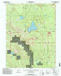 Mount Harkness 1995 topographic map thumbnail