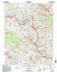 Mt. Darwin 1994 topographic map preview