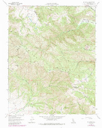 Mt. Harlan 1968 topographic map thumbnail