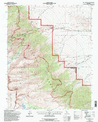 Mt. Langley 1994 topographic map thumbnail
