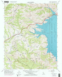 Pacheco Pass 1955 topographic map thumbnail