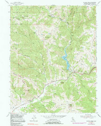 Pacheco Peak 1955 topographic map thumbnail