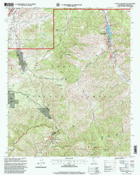 Pacifico Mountain 1995 topographic map thumbnail