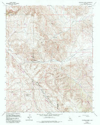 Packwood Creek 1961 topographic map thumbnail