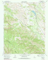Paicines 1968 topographic map thumbnail