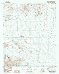 Painted Rock Wash 1985 topographic map thumbnail