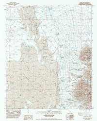 Palen Lake 1983 topographic map thumbnail