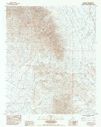 Palen Pass 1983 topographic map thumbnail