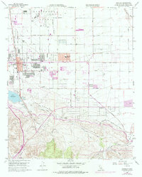 Palmdale 1958 topographic map thumbnail