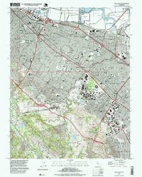 Palo Alto 1997 topographic map thumbnail