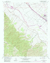 Palo Escrito Peak 1956 topographic map thumbnail