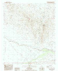 Palo Verde Peak 1988 topographic map thumbnail