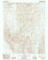 Panamint Butte 1986 topographic map thumbnail