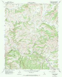 Panoche Pass 1968 topographic map thumbnail