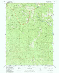 Panther Creek 1982 topographic map thumbnail