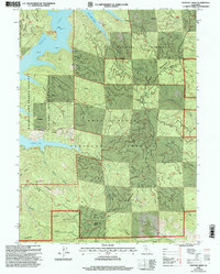 Papoose Creek 1998 topographic map thumbnail