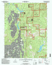Paradise East 1994 topographic map thumbnail