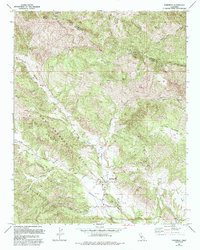 Parkfield 1961 topographic map thumbnail