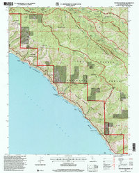 Partington Ridge 1995 topographic map thumbnail