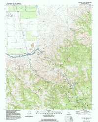 Pastoria Creek 1991 topographic map thumbnail