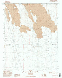 Pearsonville 1982 topographic map preview