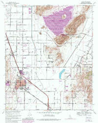 Perris 1967 topographic map preview