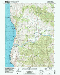 Petrolia 1997 topographic map thumbnail