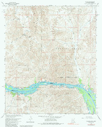 Picacho 1964 topographic map thumbnail