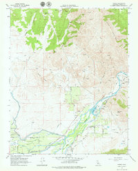 Piedra 1965 topographic map thumbnail