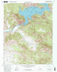 Pine Flat Dam 1965 topographic map thumbnail