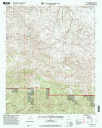 Pleito Hills 1995 topographic map thumbnail