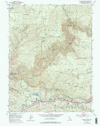 Pollock Pines 1950 topographic map thumbnail