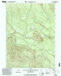 Pondosa 1998 topographic map preview