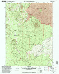 Porcupine Butte 1998 topographic map thumbnail