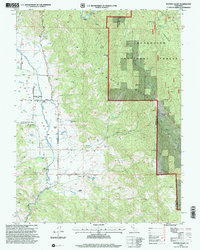 Potter Valley 1996 topographic map thumbnail