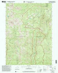 Preston Peak 2001 topographic map thumbnail