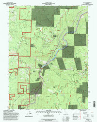Pulga 1994 topographic map thumbnail