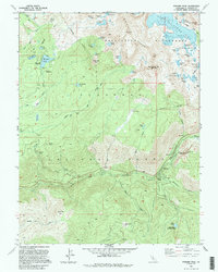 Pyramid Peak 1992 topographic map thumbnail