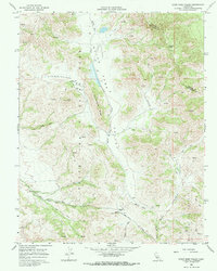 Quien Sabe Valley 1968 topographic map thumbnail