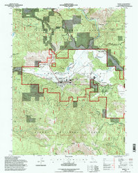 Quincy 1994 topographic map thumbnail