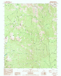 Quinn Peak 1988 topographic map thumbnail