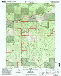 Rainbow Mountain 1998 topographic map thumbnail
