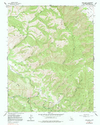 Rana Creek 1956 topographic map thumbnail