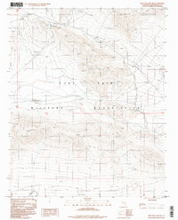 Red Pass Lake NW 1996 topographic map thumbnail