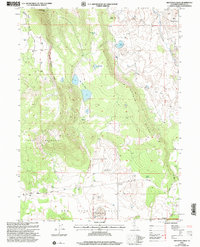 Red Rock Lakes 2001 topographic map thumbnail