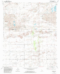 Redman 1992 topographic map thumbnail