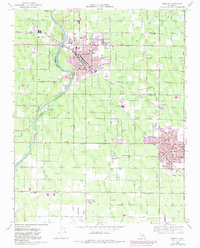 Reedley 1966 topographic map thumbnail