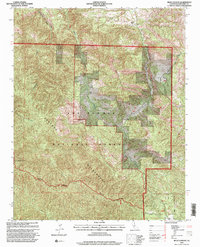 Reliz Canyon 1995 topographic map thumbnail