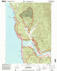 Requa 1997 topographic map preview