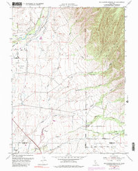 Richardson Springs NW 1952 topographic map thumbnail